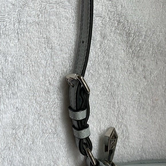 CHRISTOPHER KON Pastel Blue Genuine Leather Crossbody Handbag - Picture 2 of 16